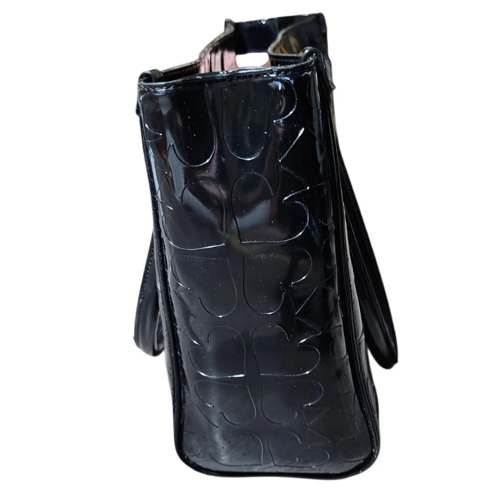 Kate Spade Black Patent Leather Tote Bag Women